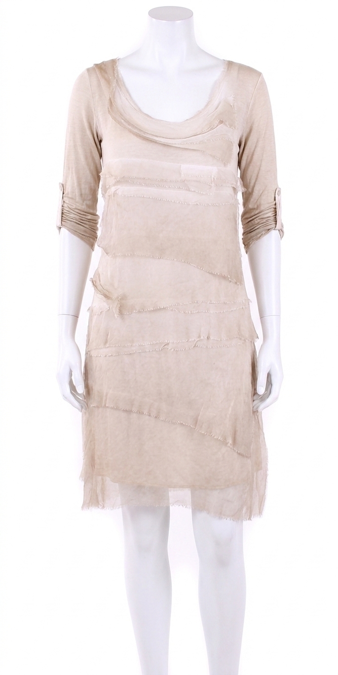 NEW GIGI MODA siena sleeve mini dress in cream